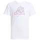 Adidas Παιδική κοντομάνικη μπλούζα Tech Outline Graphic Tee